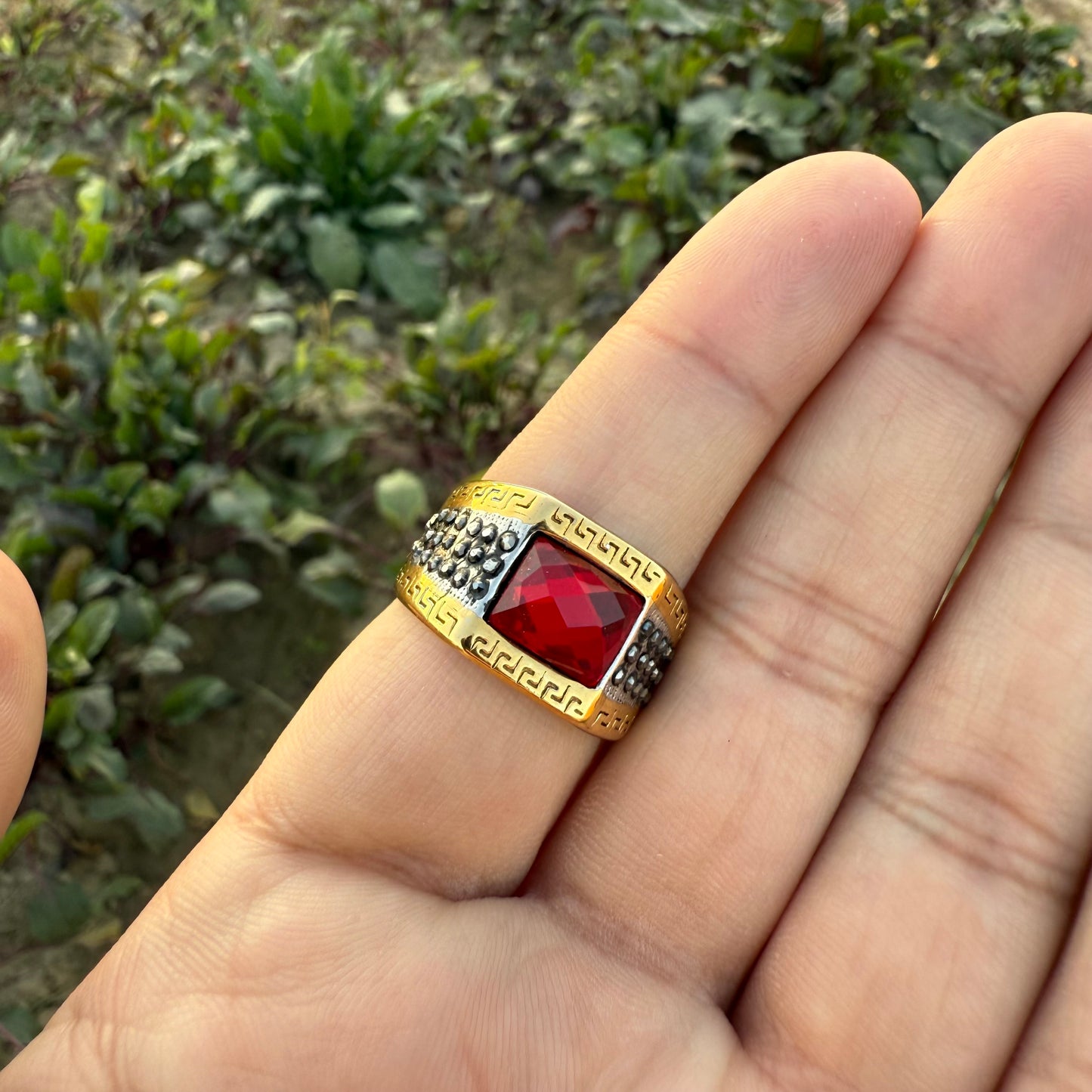 Ruby Turkish Clone Ring with Free Home Delivery
