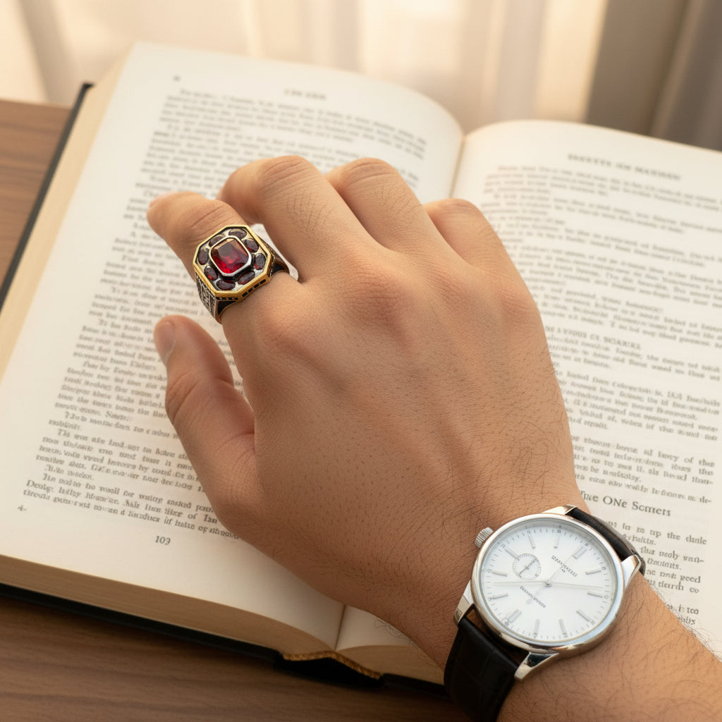 Ruby Turkish Clone Ring with Free Home Delivery