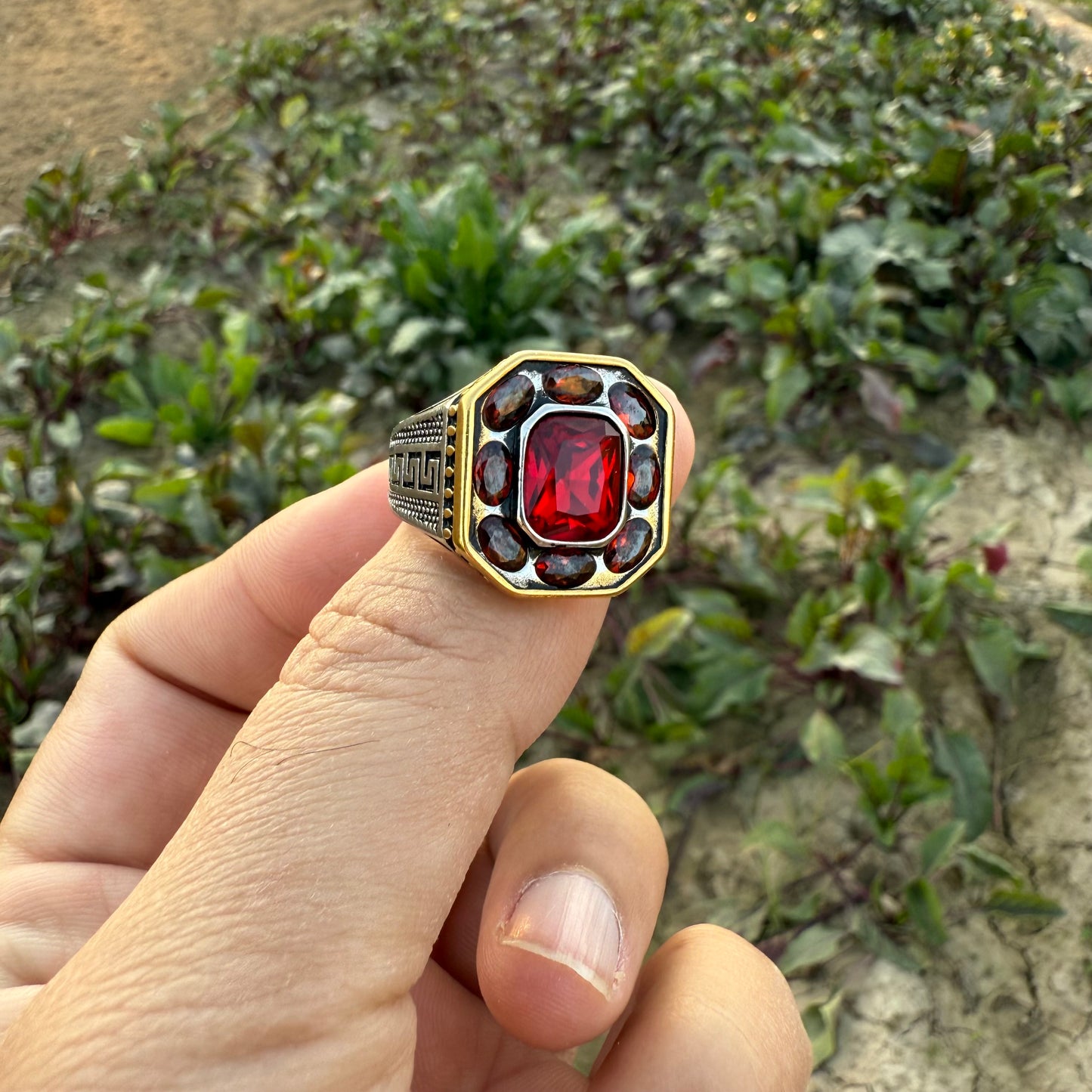 Ruby Turkish Clone Ring with Free Home Delivery