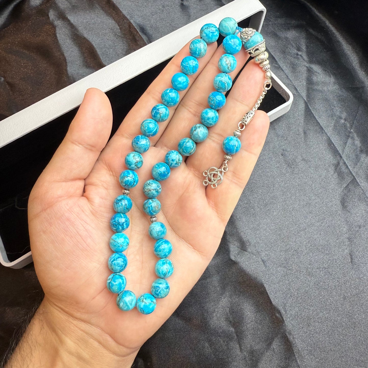Irani Feroza Polished Tasbih – 33 Prayer Beads