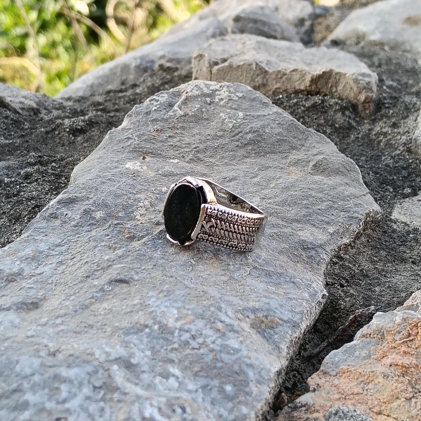 Black Zircon Ring – A Touch of Class and Mystery