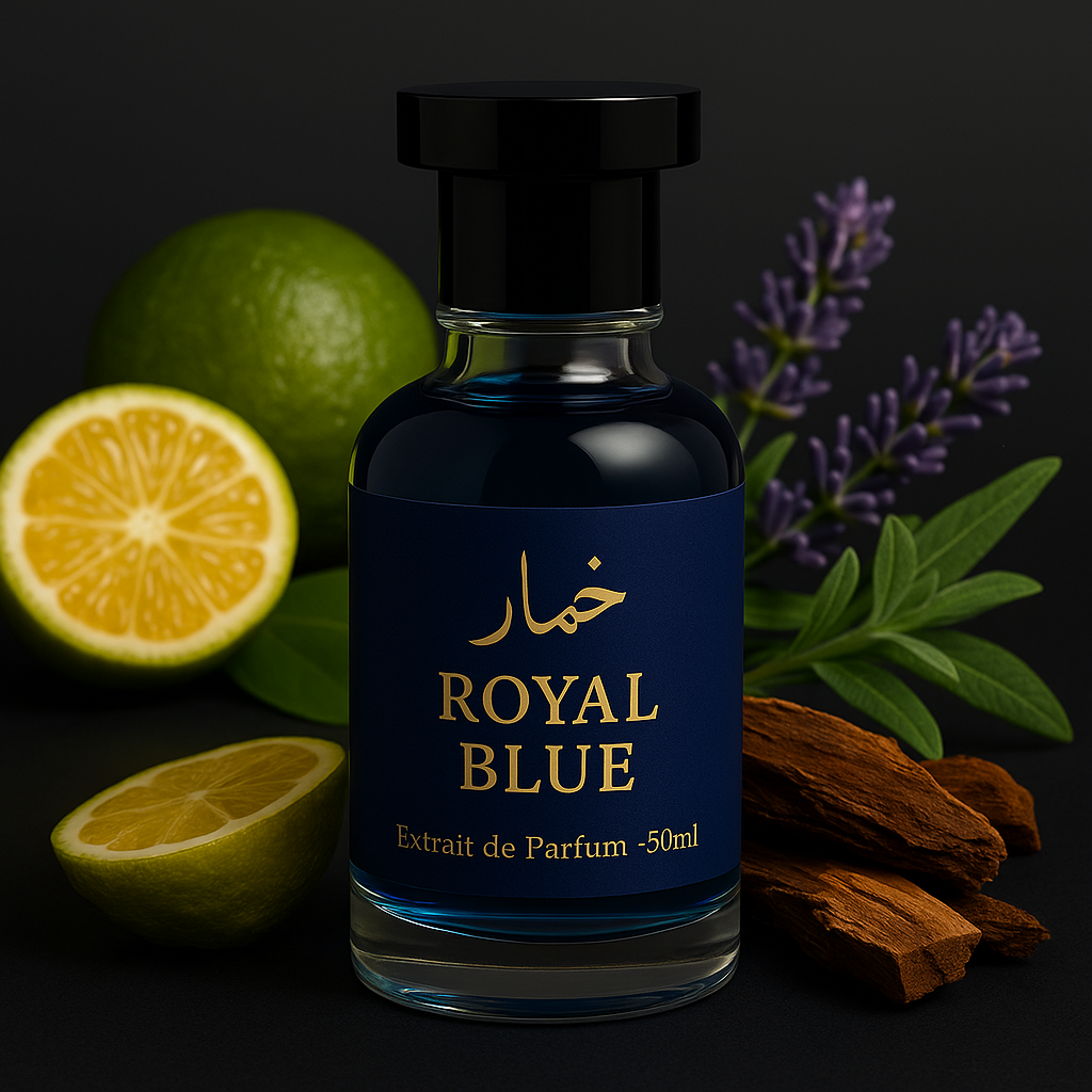 Royal Blue – Woody Aromatic (Extrait de Parfum, 50ml)