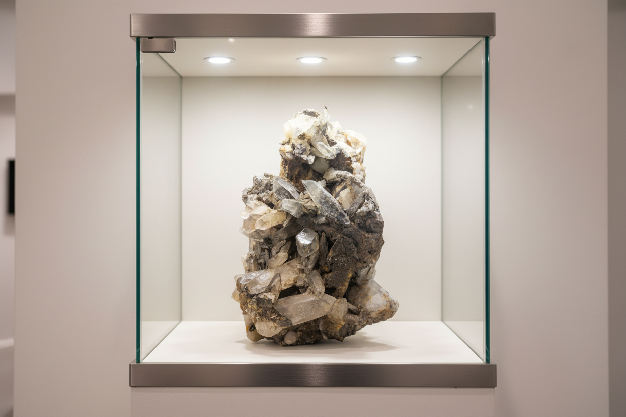 Natural Quartz Crystal Cluster – Decorative Mineral Specimen For Home decor and office