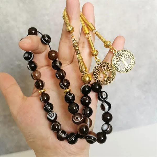 سلیمانی عقیق کی خوبصورت تسبیح – 33 دانے