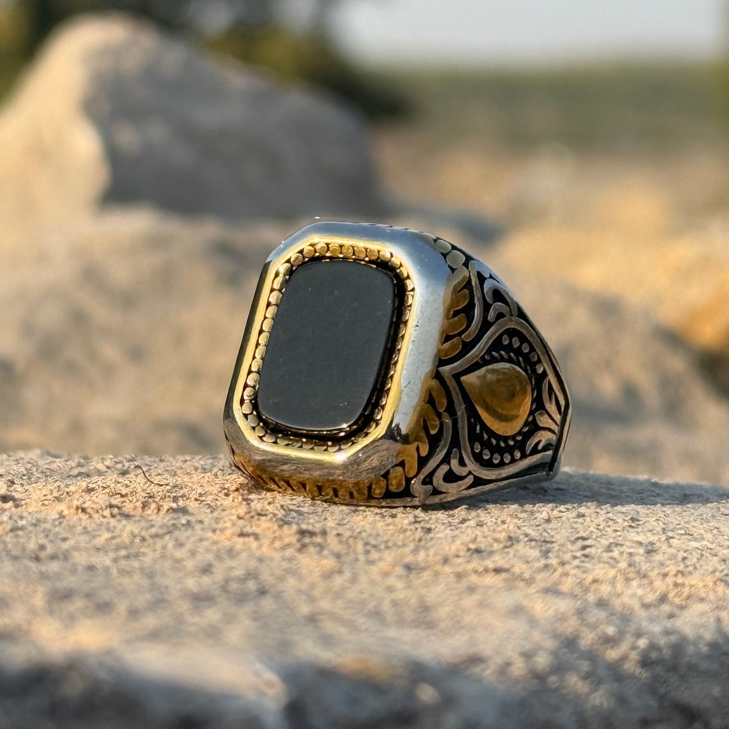 Special Combo Offer — Black Aqeeq Turkish Ring + 5 Premium Perfume Kit | Top-Selling Fragrances | Free Home Delivery