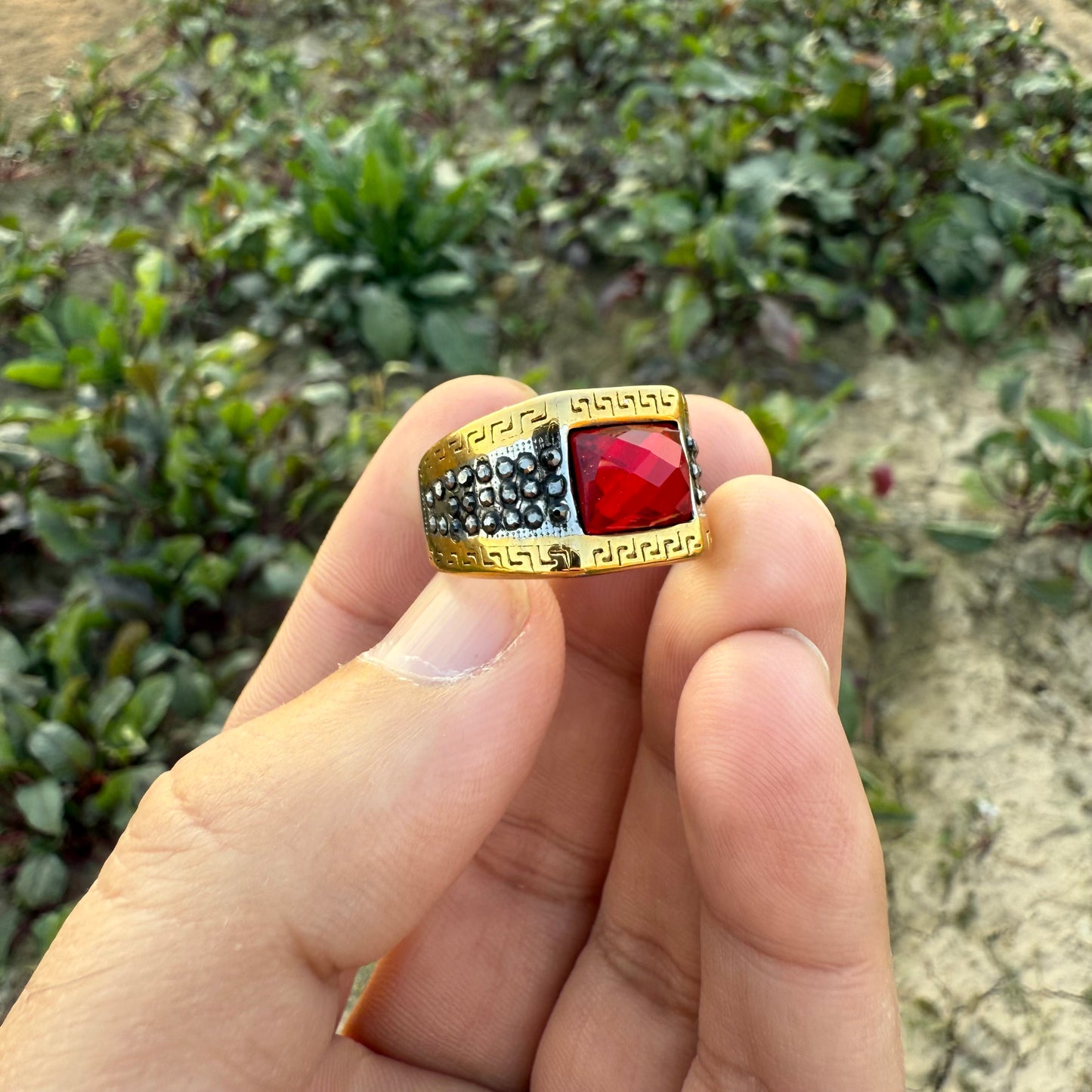 Ruby Turkish Clone Ring with Free Home Delivery