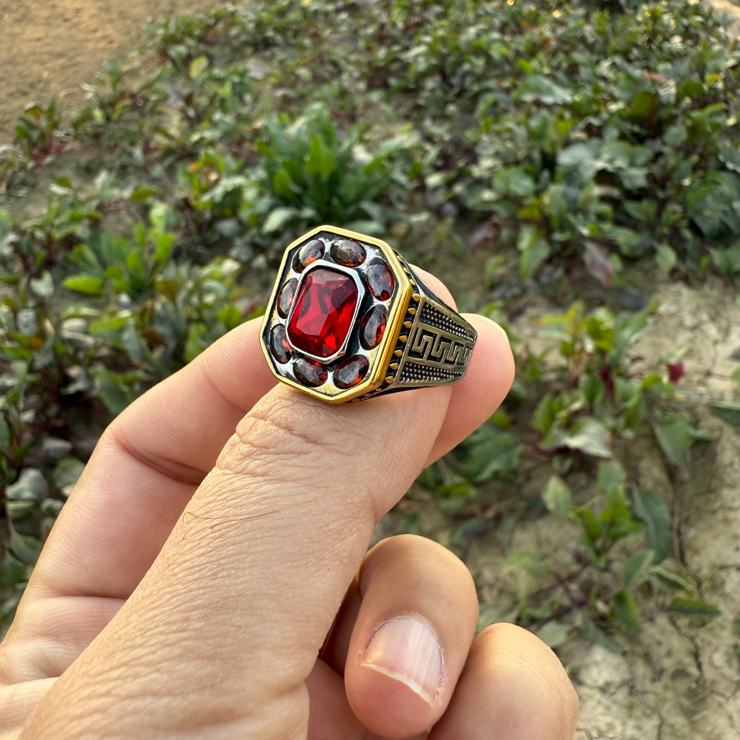 Ruby Turkish Clone Ring with Free Home Delivery