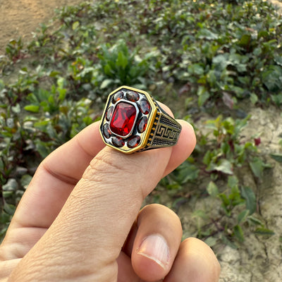 Ruby Turkish Clone Ring with Free Home Delivery