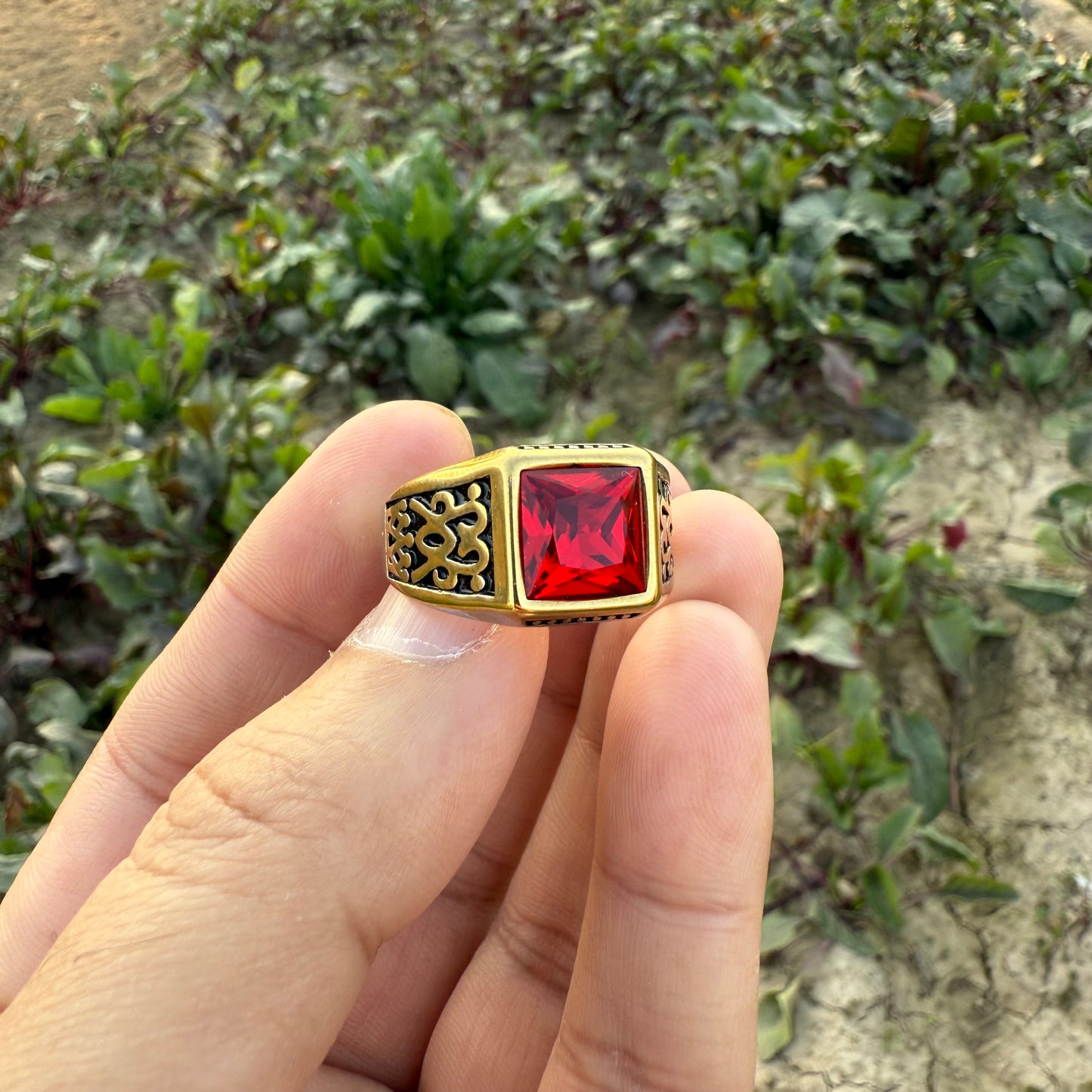 Ruby Turkish Clone Ring with Free Home Delivery