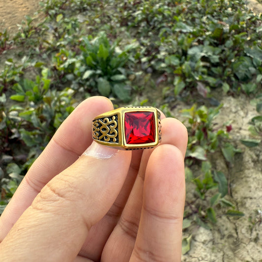 Ruby Turkish Clone Ring with Free Home Delivery