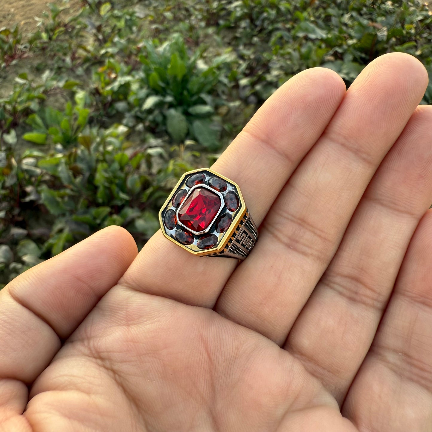 Ruby Turkish Clone Ring with Free Home Delivery