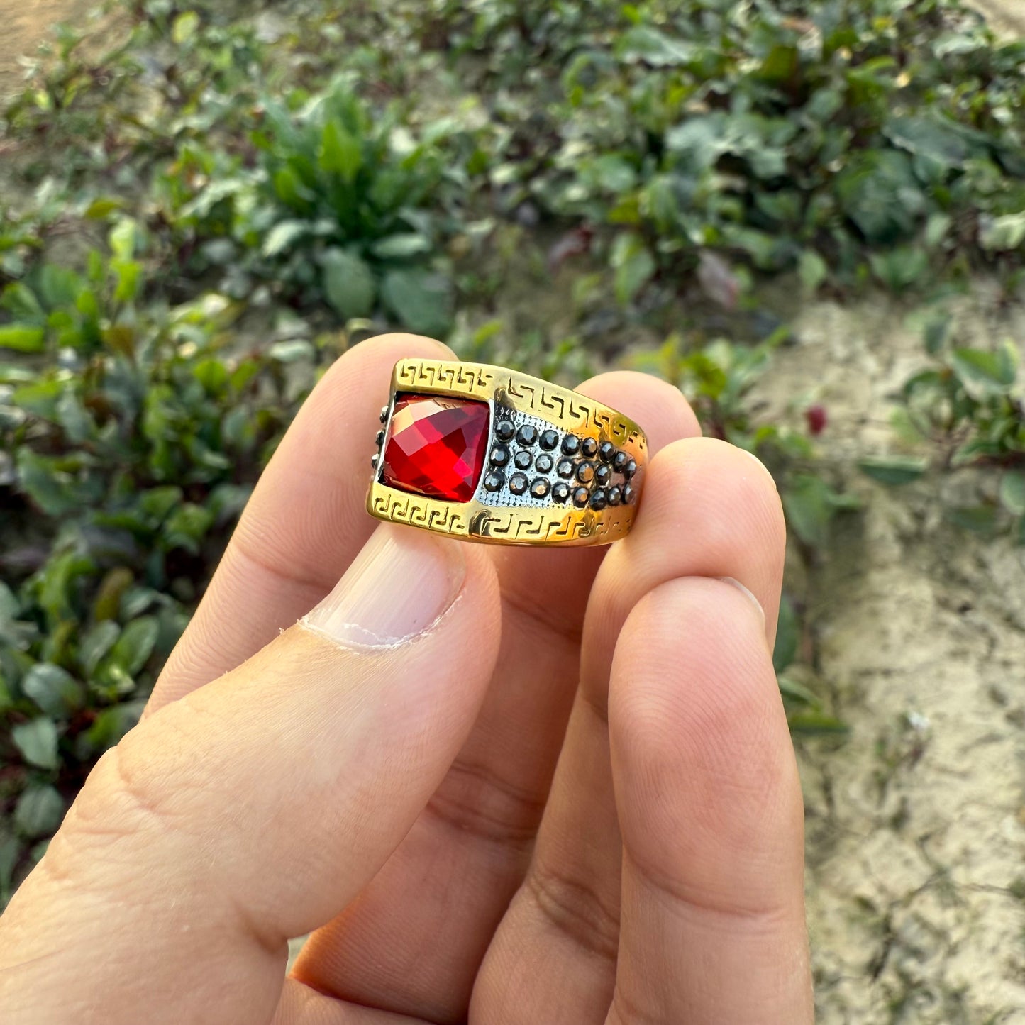 Ruby Turkish Clone Ring with Free Home Delivery