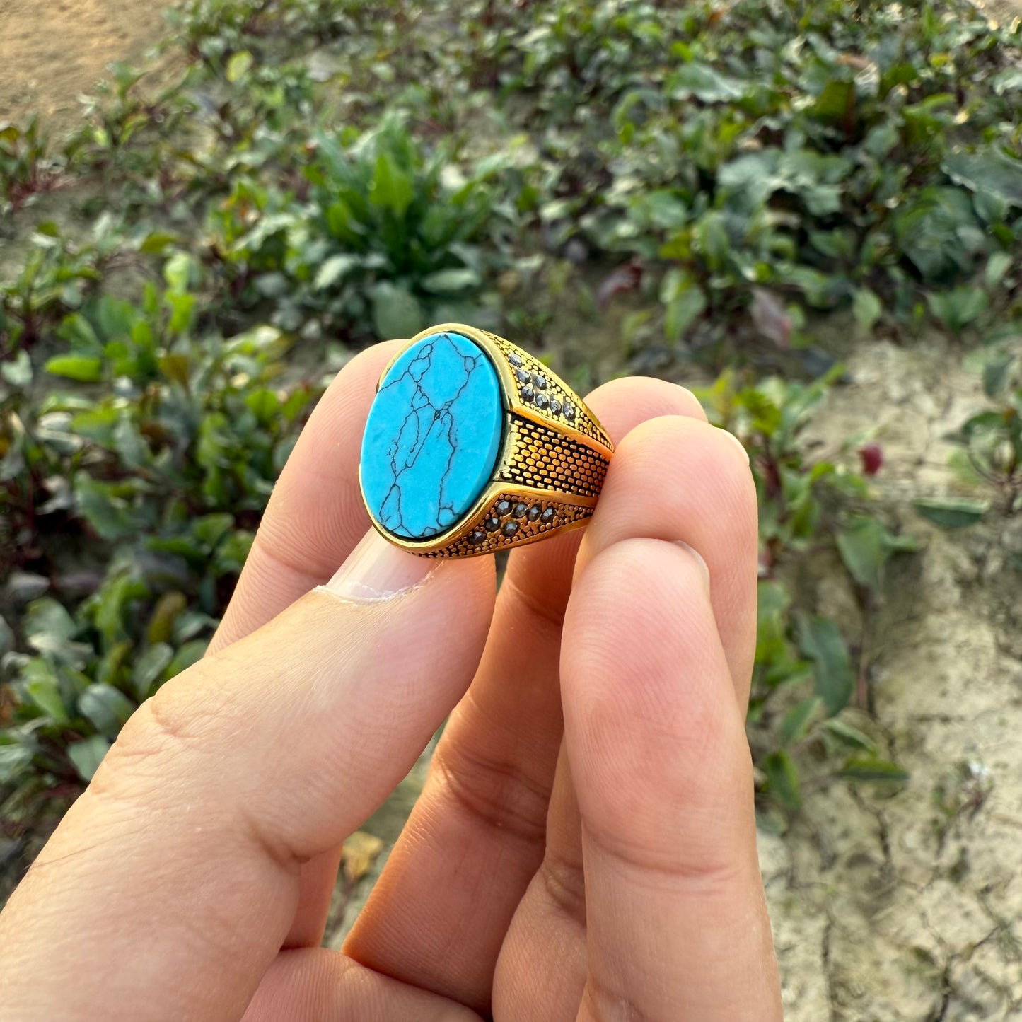 Feroza Clone Turkish Ring with Free Home Delivery