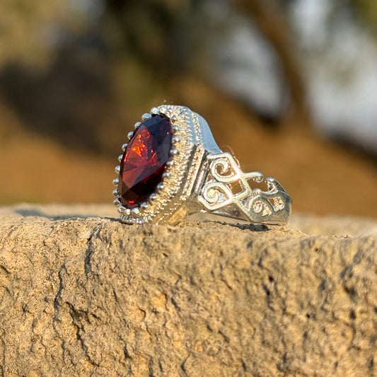 Special Combo — Ruby Zircon Ring + 5 Top-Selling Attar Perfume Kit | Free Home Delivery