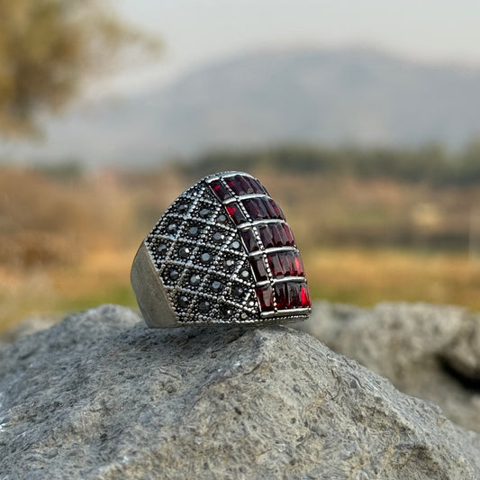 Ruby Turkish Clone Ring with Free Home Delivery