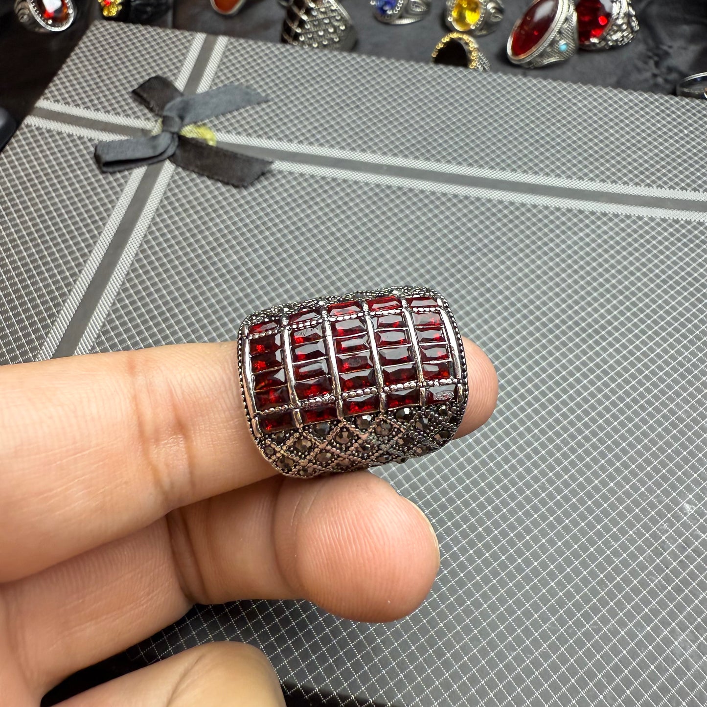 Ruby Turkish Clone Ring with Free Home Delivery