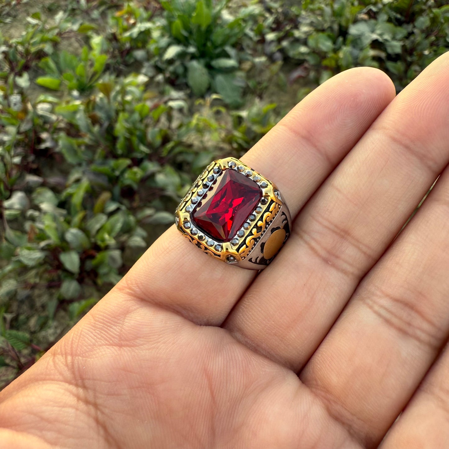 Ruby Turkish Clone Ring with Free Home Delivery