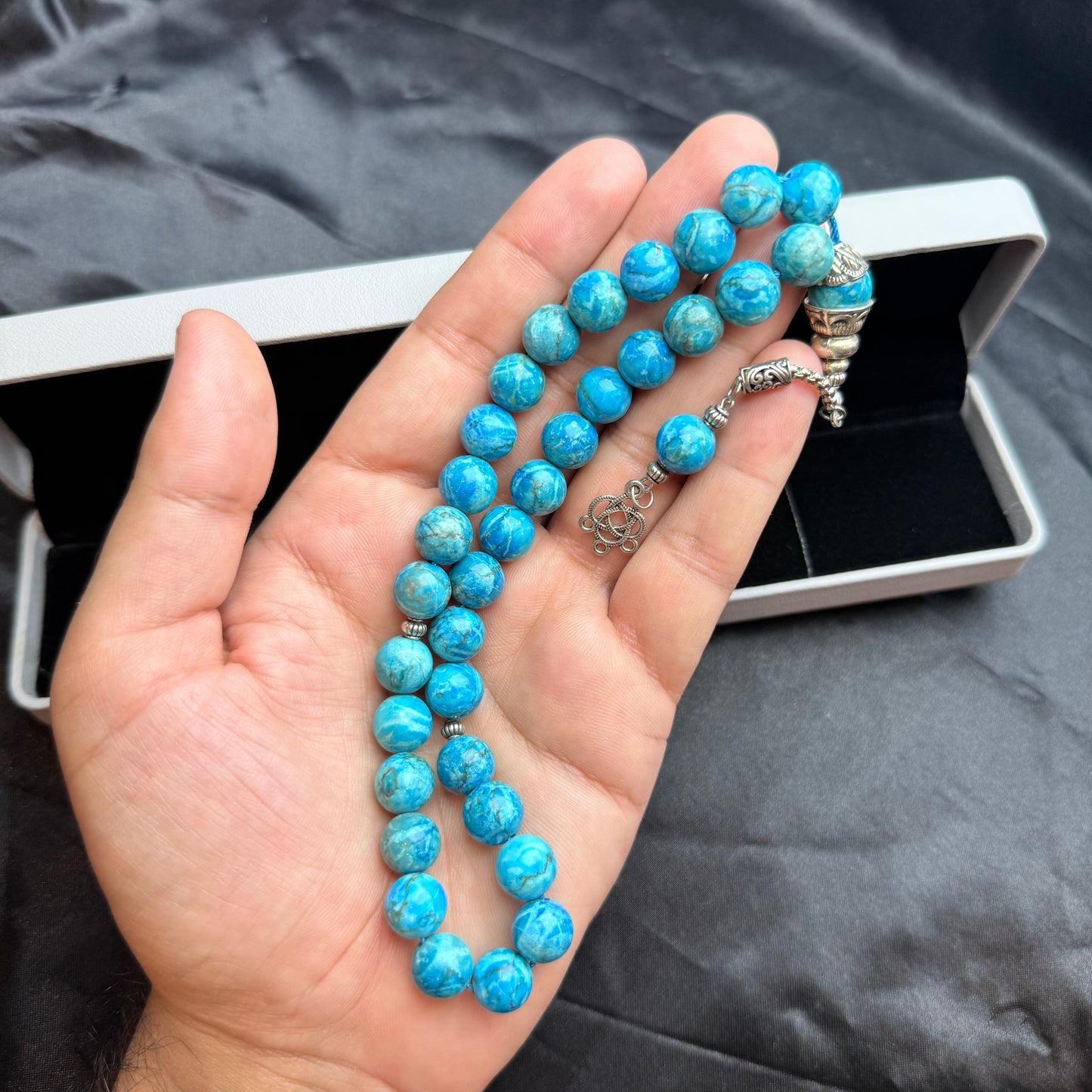Irani Feroza Polished Tasbih – 33 Prayer Beads