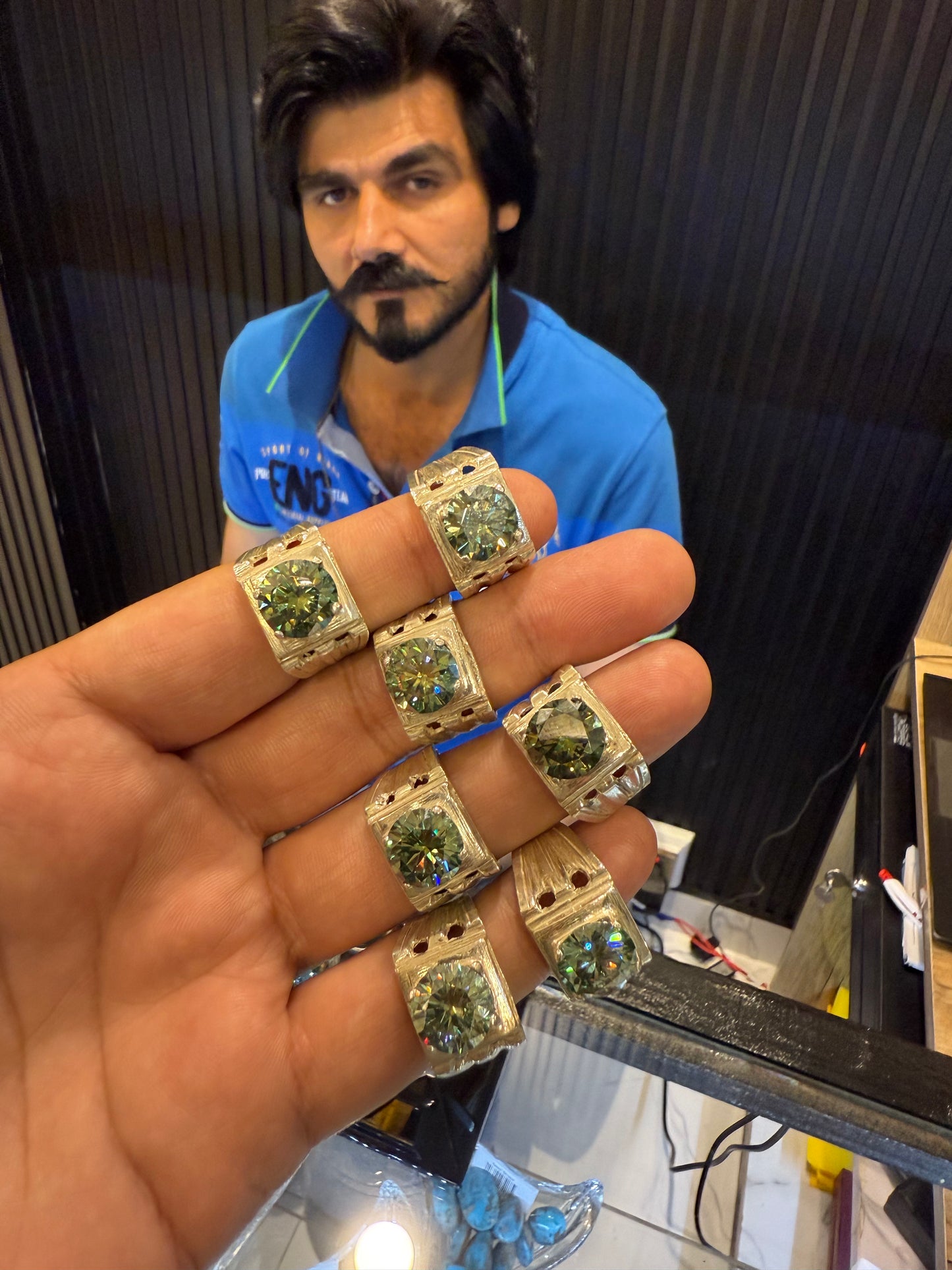 Brilliant Moissanite Stone Ring