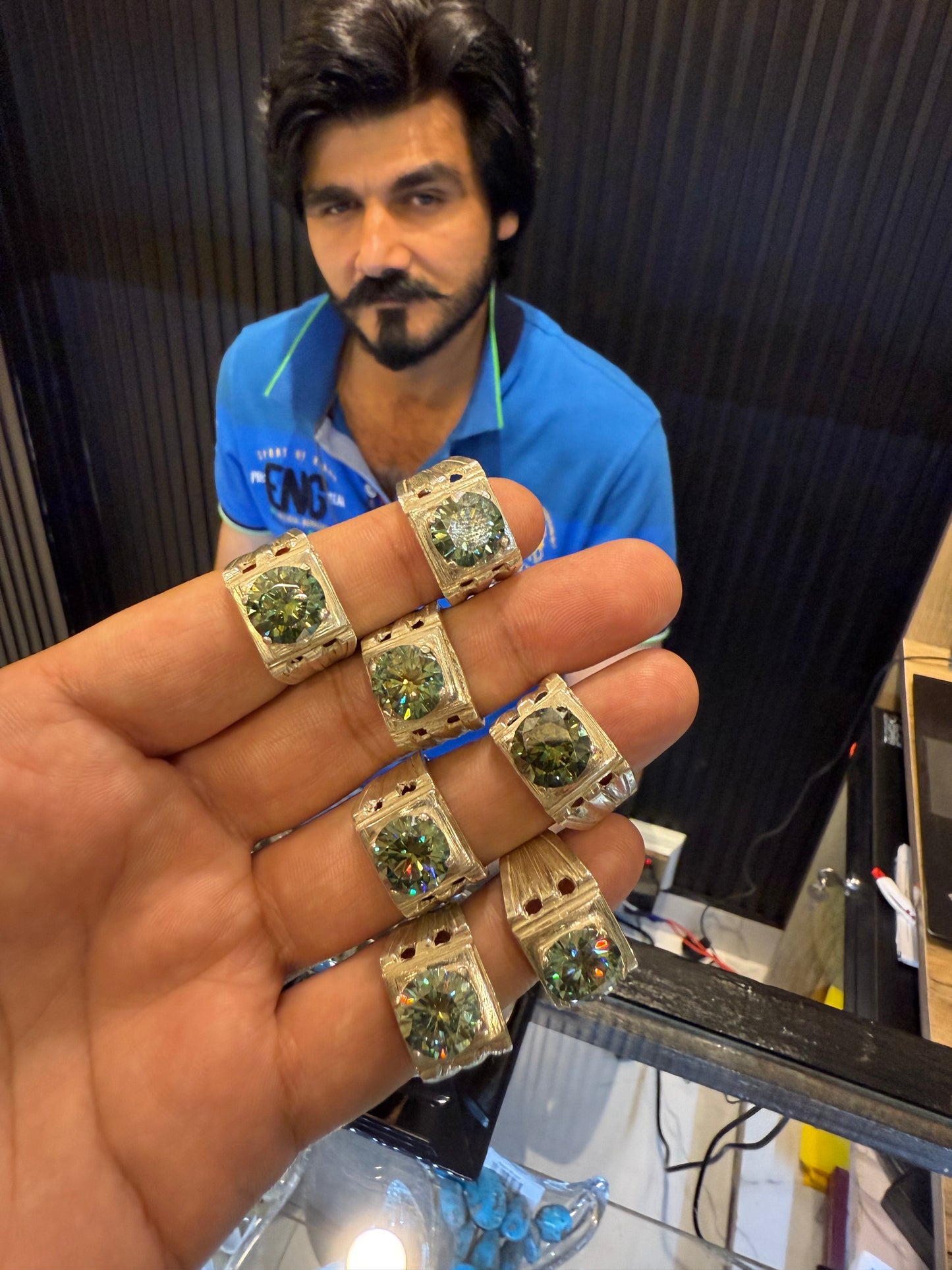 Brilliant Moissanite Stone Ring