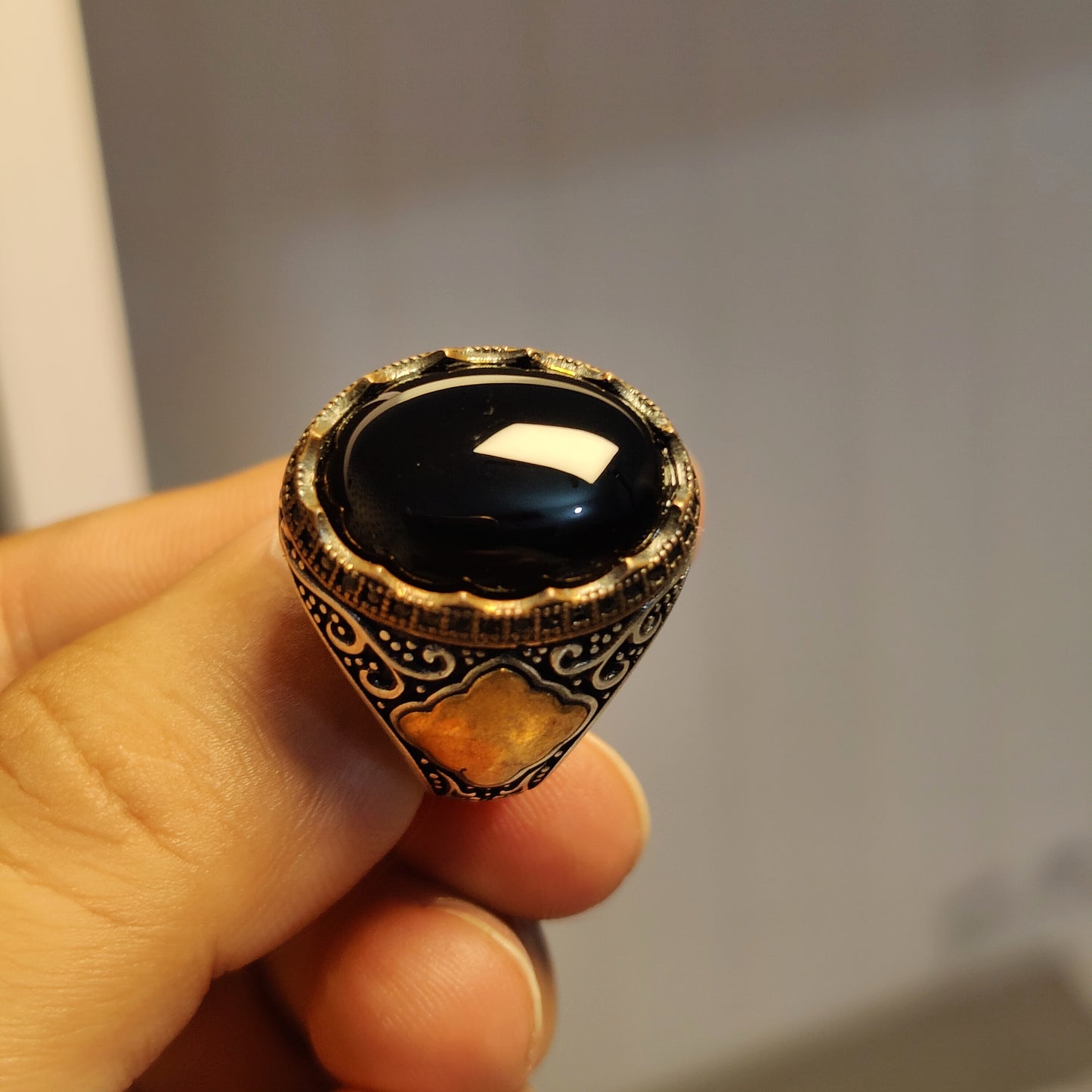 Turkish Rings made with 925 sterling silver and studded with real stones