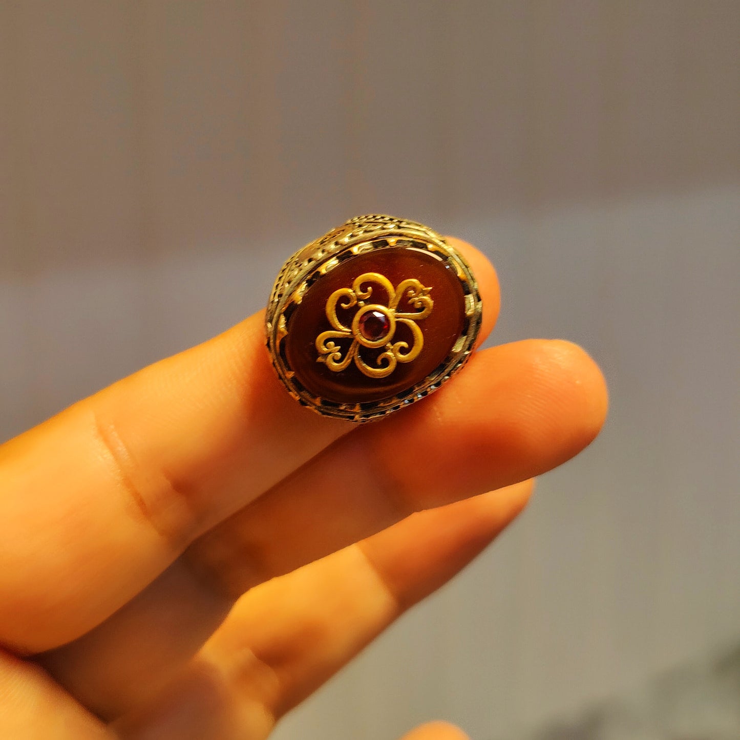 Turkish Rings made with 925 sterling silver and studded with real stones