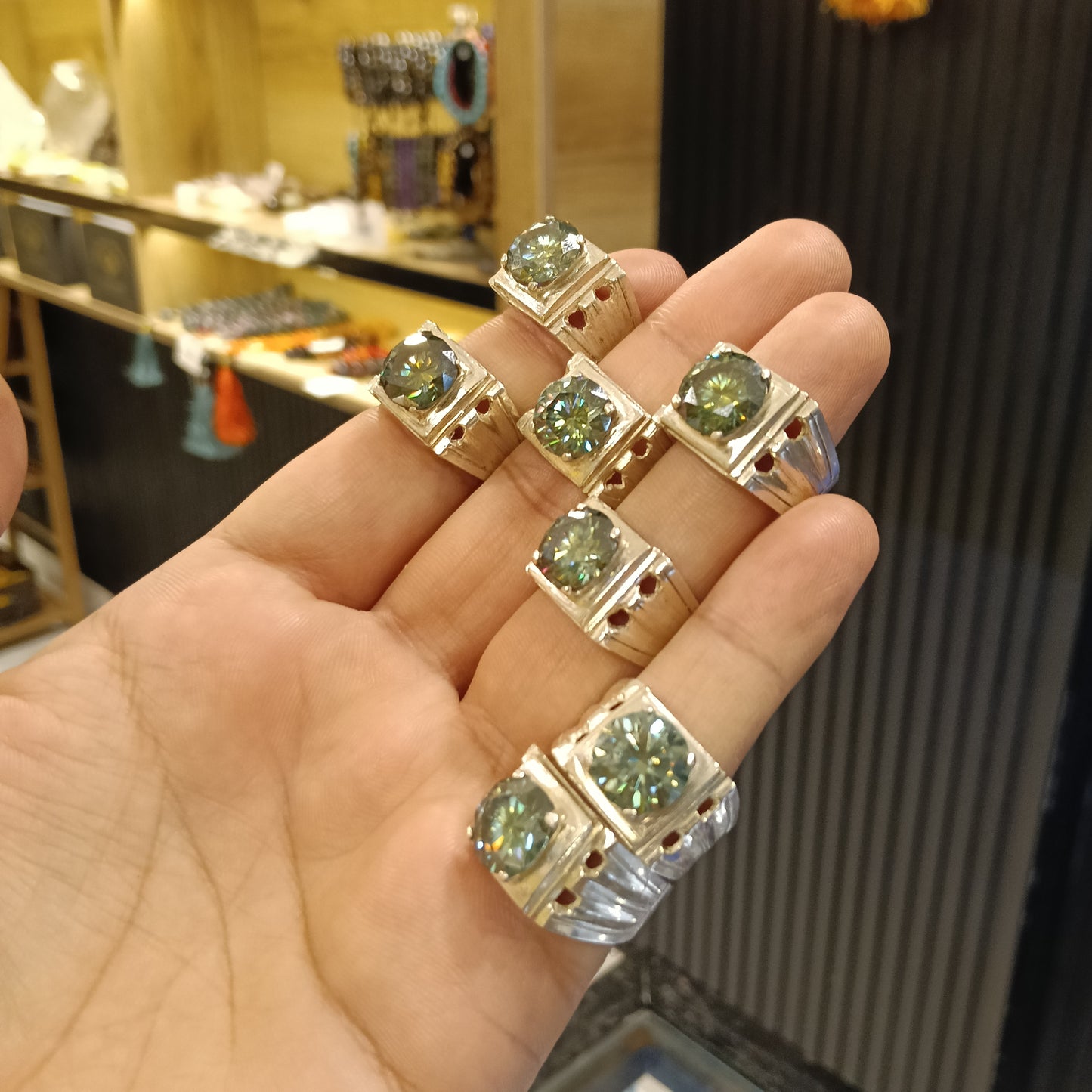 Brilliant Moissanite Stone Ring