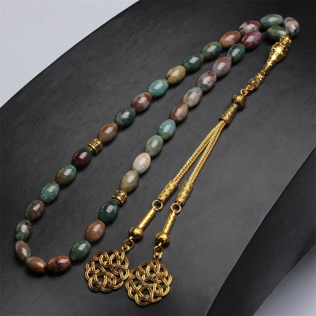 سلیمانی عقیق کی 33 دانوں والی تسبیح