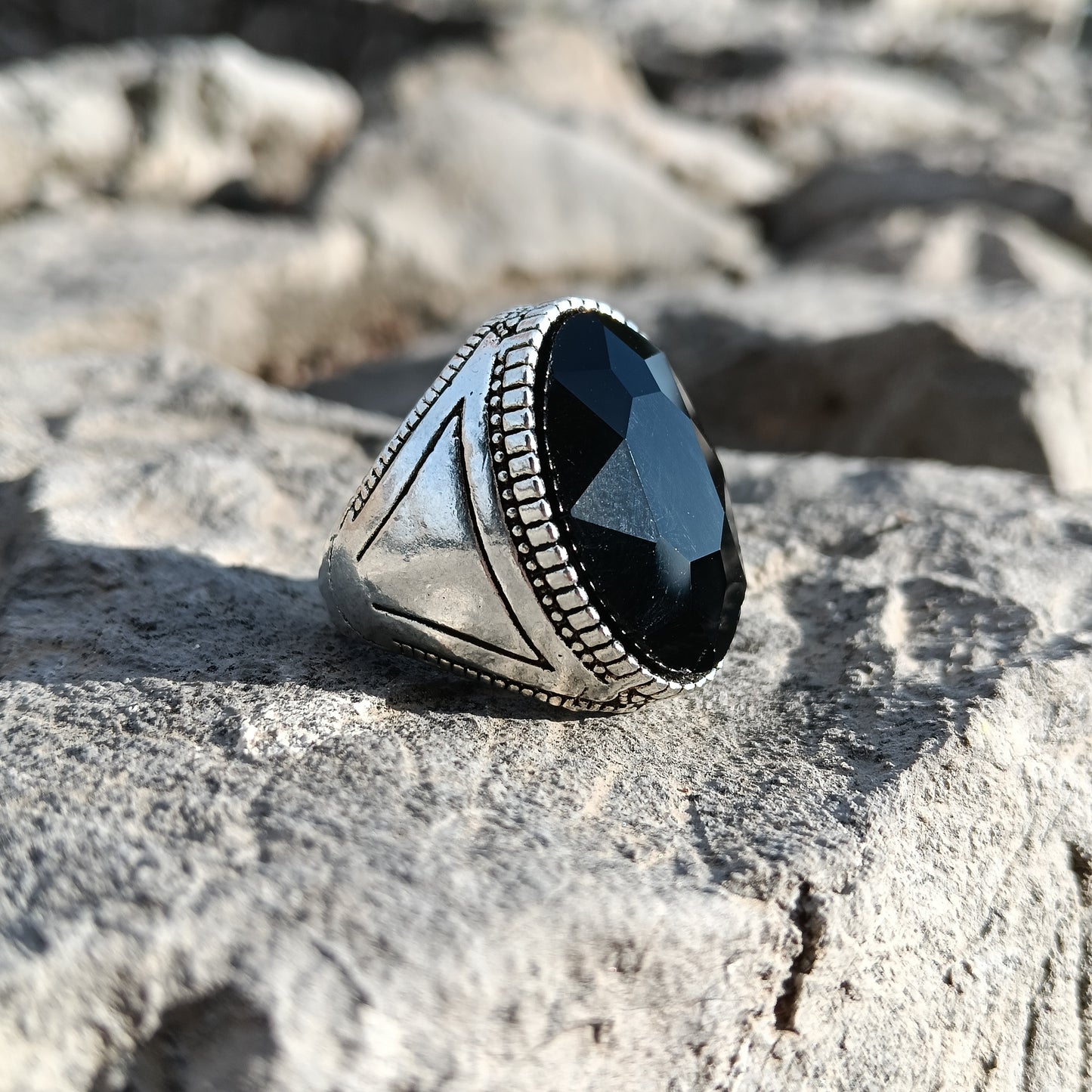 Black Zircon Ring – A Touch of Class and Mystery