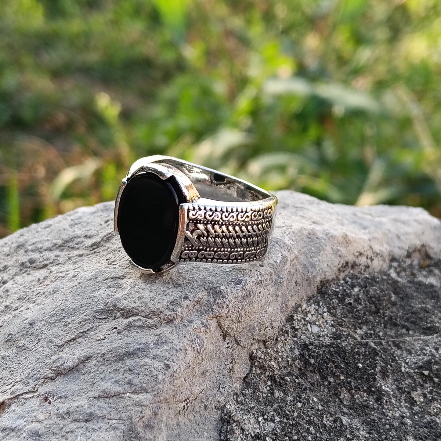 Black Zircon Ring – A Touch of Class and Mystery