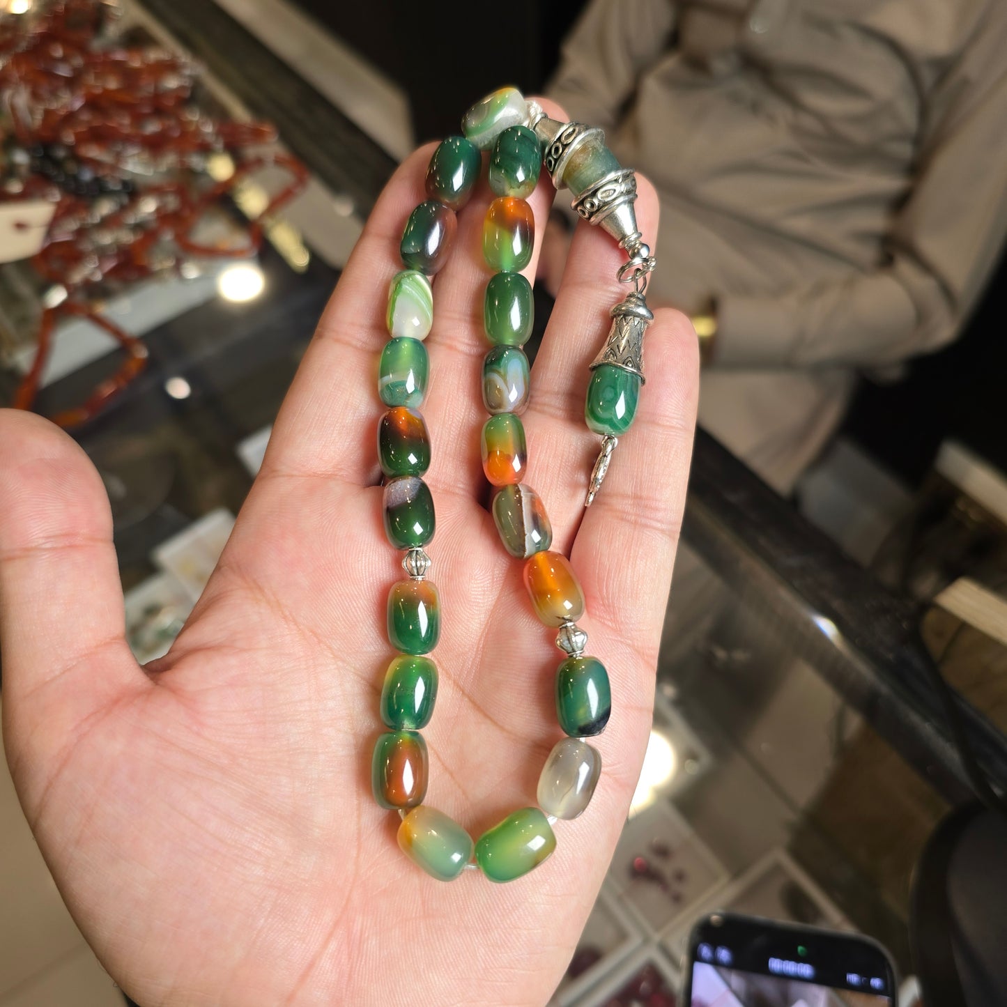 Elegant Multi-Colour Stone Tasbih – FREE Home Delivery