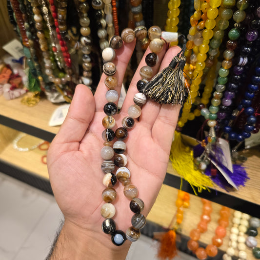 Sulamani Aqeeq Tasbih – 33 Prayer Beads with Free Home Delivery