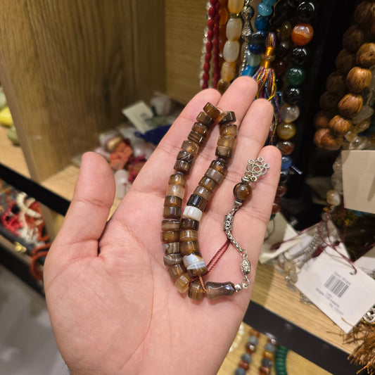 Sulamani Aqeeq Tasbih – 33 Prayer Beads with Free Home Delivery