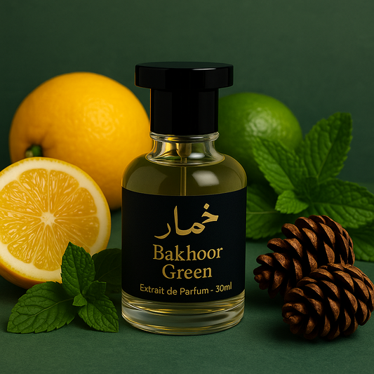 Bakhoor Green 50ml – Fresh Aromatic (Extrait de Parfum, 50ml)