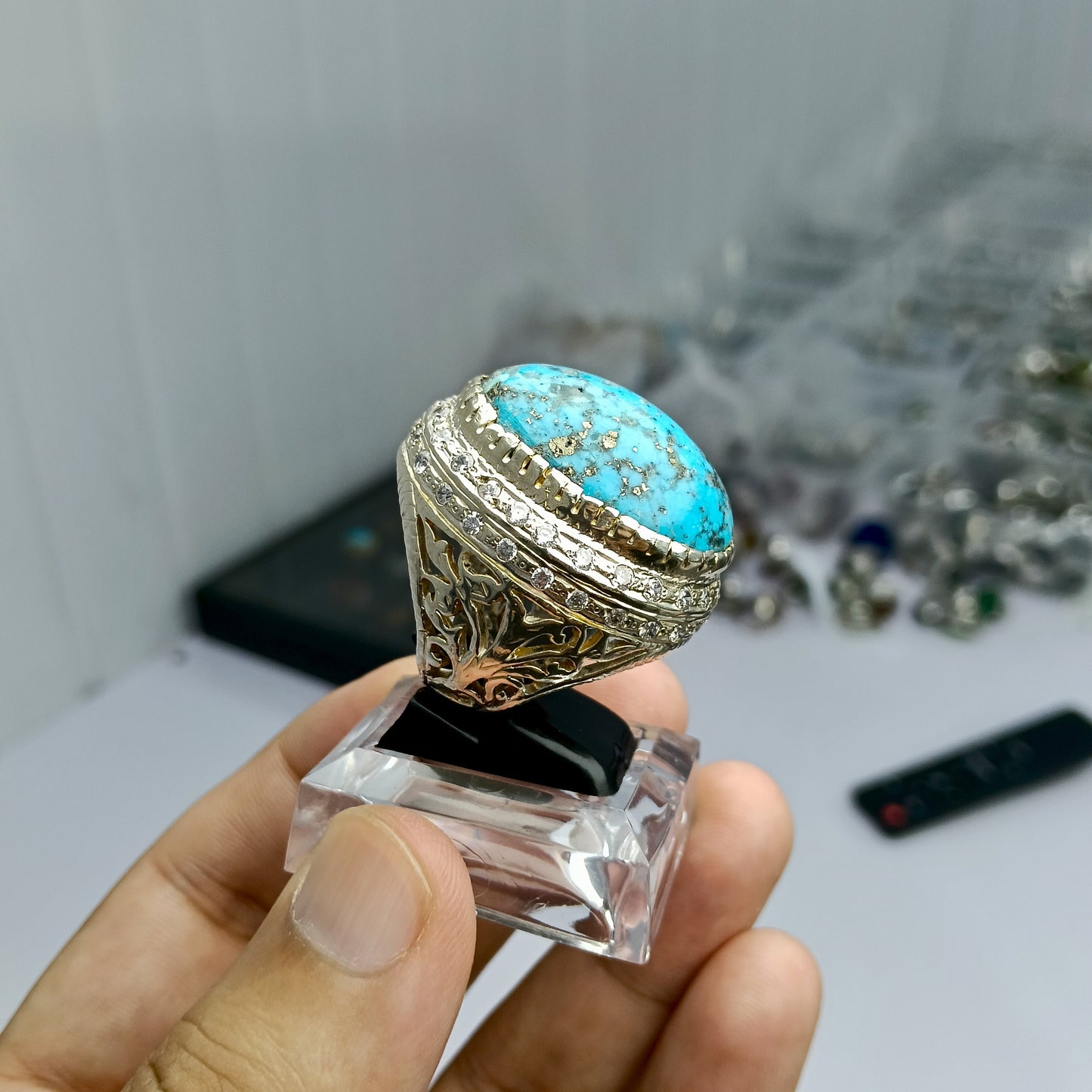 Nisha Puri Feroza Silver Ring – Free Home Delivery(payment advance)