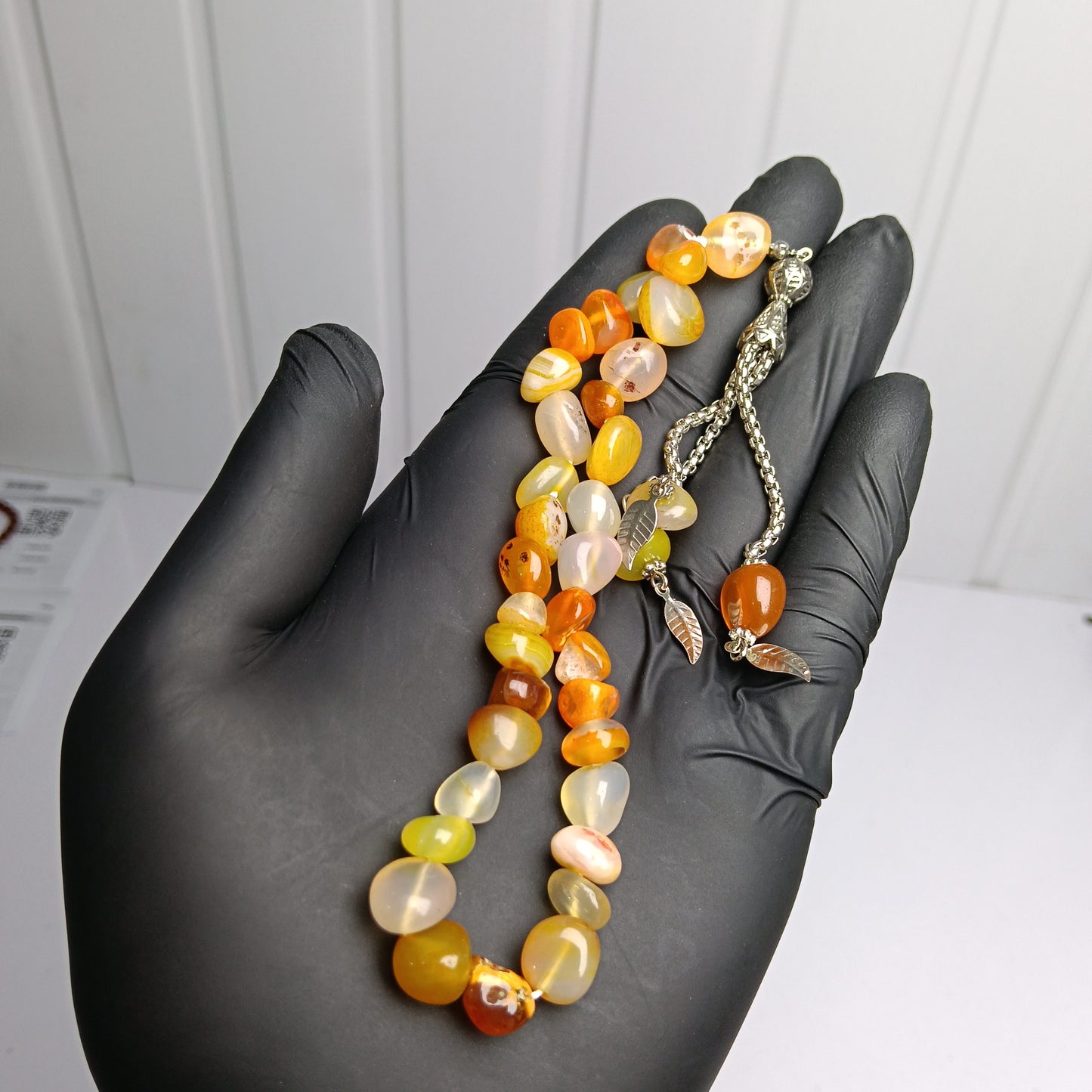 Yamani Aqeeq Tasbih – 33 Natural Prayer Beads with Free Home Delivery