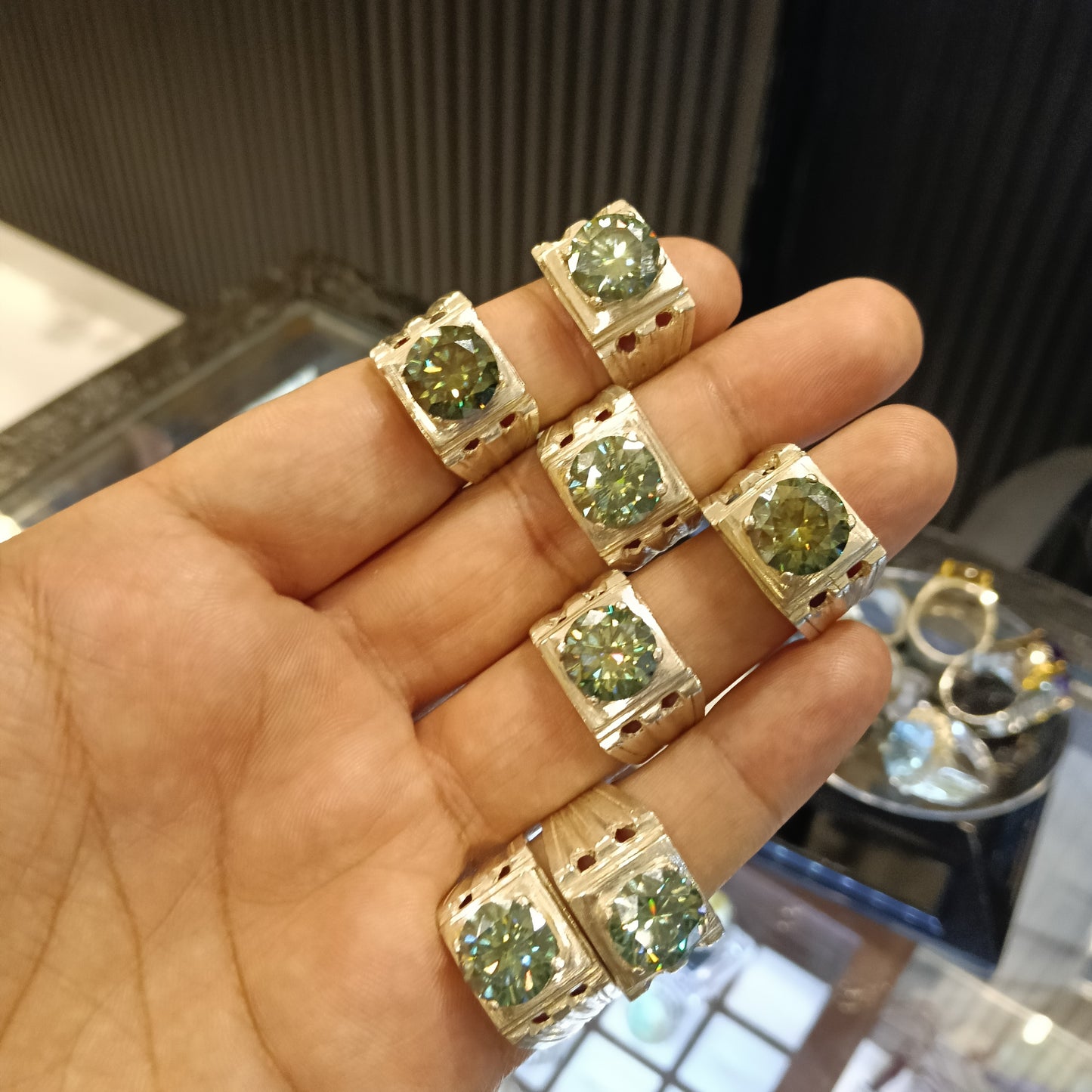 Brilliant Moissanite Stone Ring